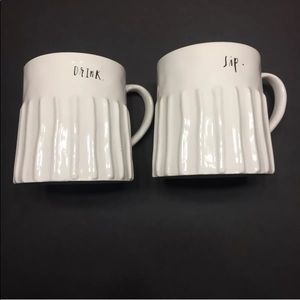 Rae Dunn Drink Sip Mugs